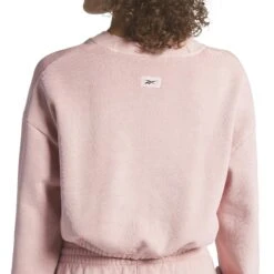 Dames Sweatshirt Reebok Classics Natural Dye -Dames Sportkleding Winkel reebok hy2707 6 apparel on model detail view 2 white