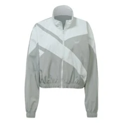 Dames Trainingsjas Reebok Classics Franchise -Dames Sportkleding Winkel reebok ic0189 1 apparel photography front view white