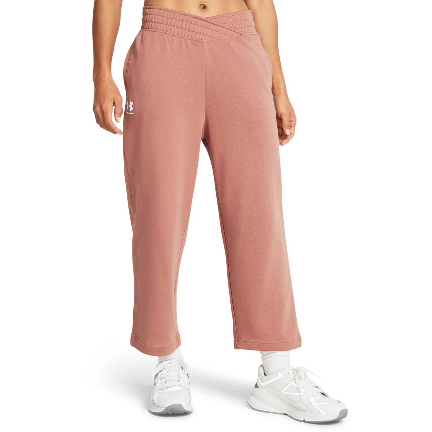 Dames Joggingpak Met Wijde Pijpen Under Armour Rival Terry Crop 5 Dames Joggingpak Met Wijde Pijpen Under Armour Rival Terry Crop - Afbeelding 3